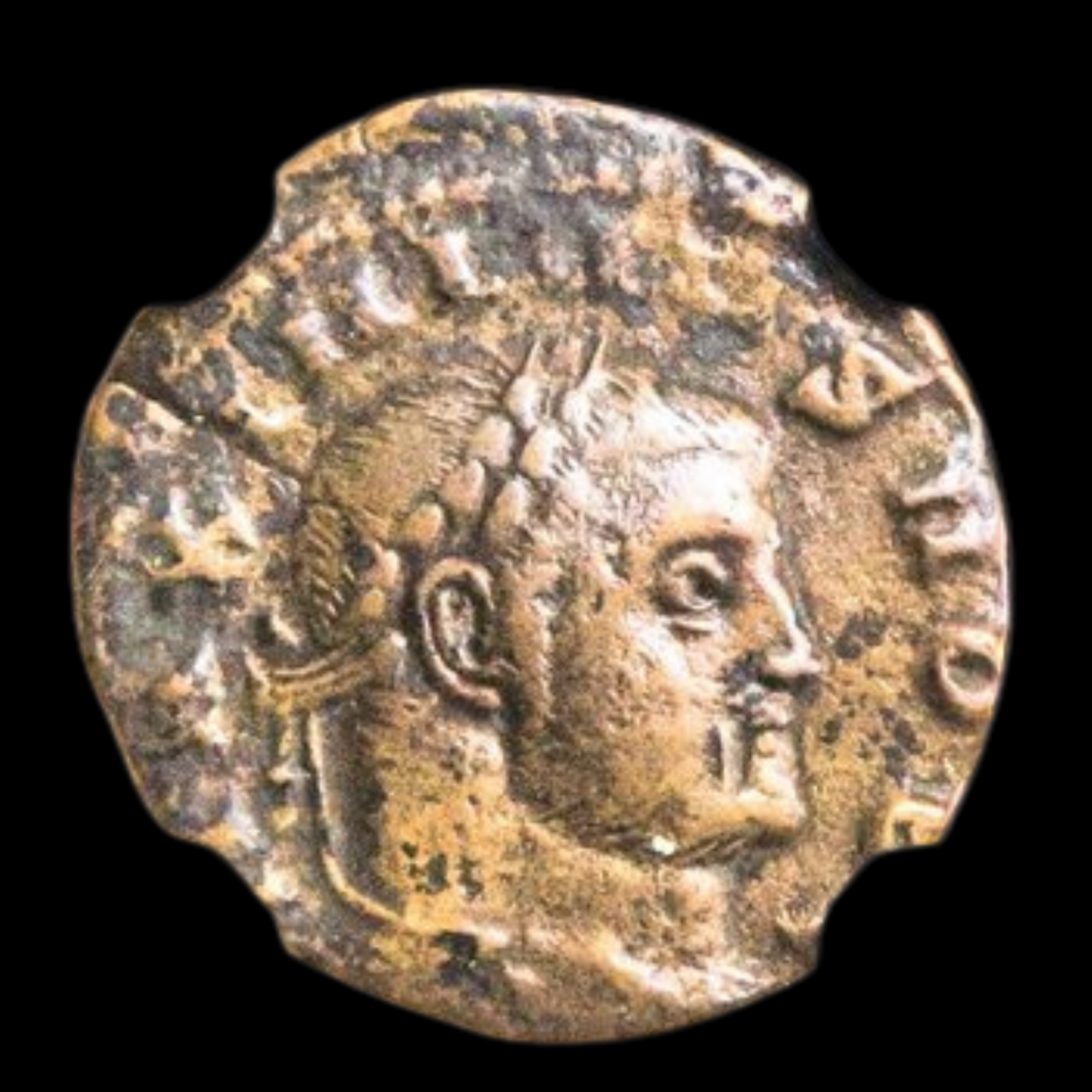 Roman Coin of Maximinus II (about 1710 years ago) 1/4 Nummus Roman Coin of Maximinus II (about 1710 years ago) 1/4 Nummus